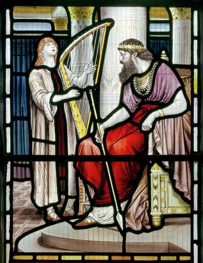 David & King Saul by John William Brown